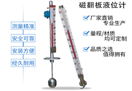 顶装磁性翻板液位计