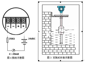 磁性浮球式液位计接线图