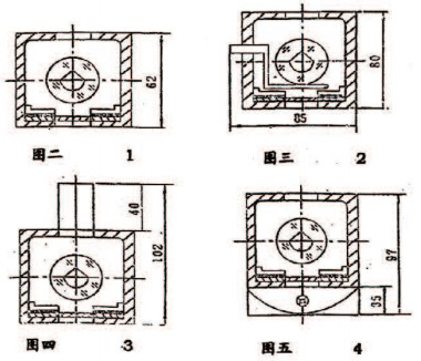 双色玻璃管液位计外形尺寸图