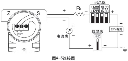 储罐差压液位计接线图